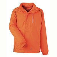 Berufsbekleidung Regenjacke, mit Kapuze, div. Taschen, orange, Gr. S - XXXL Version: S - Größe S
