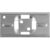 Kennflex Schilderhalter Set, nach Wunsch Aluminium eloxiert, BxH: 8,0 x 2,8 cm Version: 13 - blaulila (RAL 4005) / Kern weiß