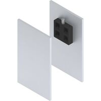 Produktbild zu SOLIDO 80/HELM Set placchette copertura bin.maontaggio/veletta H/G argento