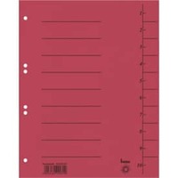 Trennblatt A4 rot 105900 BENE 97300RT