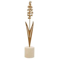Blume Tôle - metall/Holz - 5,8x5,8x34 cm