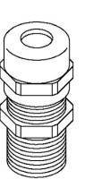 Kabelverschraubung PG13,5 V-TEC Ms si vernick 10mm IP68 ger m.Zugentlastung