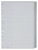 Plastikregister Blanko, A4, PP, 12 Blatt, grau