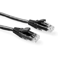 ACT 1m RJ-45 Cat5e UTP netwerkkabel Zwart