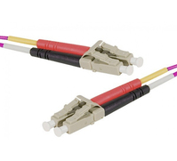 CUC Exertis Connect 392783 Glasvezel kabel 3 m 2x LC OM4 Violet