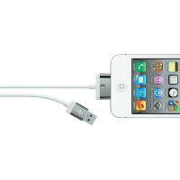 Belkin F8J041CW2M-WHT mobile phone cable White 2 m USB A Apple 30-pin