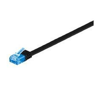 Microconnect V-UTP6A05S-FLAT câble de réseau Noir 5 m Cat6a U/UTP (UTP)