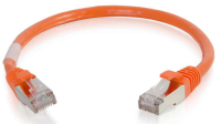 C2G 25ft. Cat6 RJ-45 networking cable Orange 7.62 m S/FTP (S-STP)
