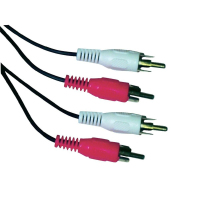 Schwaiger CIK025 053 audio kabel 2,5 m 2 x RCA Zwart