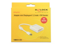 DeLOCK 62604 video átalakító kábel 0,2 M Mini DisplayPort DVI-I Fehér