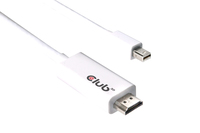 CLUB3D Mini DisplayPort™ 1.2 to HDMI™ 2.0 Active Cable 4K60Hz 3Meter/9.84Feet M/M
