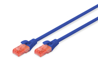 Digitus DK-1617-030/B hálózati kábel Kék 3 M Cat6 U/UTP (UTP)