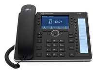AudioCodes 445HD IP-Phone PoE GbE black with integrated BT and Dual Band Wi-Fi