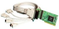 Brainboxes Universal 4-Port RS232 PCI Card interfacekaart/-adapter