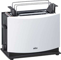 Braun HT 450 Toaster 2 Scheibe(n) Weiß