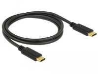 DeLOCK 83323 USB Kabel 1 m USB 2.0 USB C Schwarz