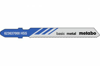 Metabo 623692000 lama per sega a gattuccio, sega a traforo e sega universale Lama per seghetto alternativo High-Speed Steel (HSS) 25 pz