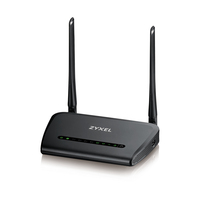 Zyxel NBG6515 router bezprzewodowy Gigabit Ethernet Dual-band (2.4 GHz/5 GHz) Czarny