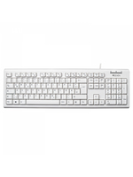 V7 KU200GS-WHT-DE Wired Keyboard, White German QWERTZ Layout, TUV-GS