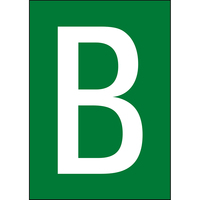Brady NL859A4GR-B self-adhesive label Rectangle Permanent Green, White 1 pc(s)