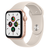 Apple Watch SE OLED 44 mm Digitális 368 x 448 pixelek Érintőképernyő Arany Wi-Fi GPS (műhold)