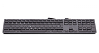 LMP KB-1243 toetsenbord USB Amerikaans Engels Grijs