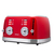 Sogo TOS-SS-5465 Toaster 6 4 Scheibe(n) Rot