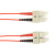 Black Box SC-SC 5.0m száloptikás kábel 5 M Vörös