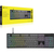 Corsair CH-9226D65-DE Tastatur USB QWERTY Deutsch Grau