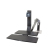 Ergotron WorkFit -A, Single LD @ Worksurface+ 61 cm (24") Black Desk