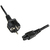 StarTech.com Cable de 1m de Alimentación para Portátiles, Enchufe UE a C5, 2,5A 250V, 18AWG, Cable de Repuesto para Cargador, Cable Hoja de Trébol Mickey Mouse, Cable para Europ...