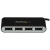 StarTech.com ST4200MINI2 hálózati csatlakozó USB 2.0 480 Mbit/s Fekete, Ezüst