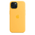 Apple iPhone 15 Silikon Case mit MagSafe – Warmgelb