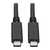 Tripp Lite U420-C03-G2-5A USB kábel 0,91 M USB 3.2 Gen 2 (3.1 Gen 2) USB C Fekete