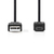 Nedis CCGB60500BK10 câble USB USB 2.0 1 m USB A Micro-USB B Noir