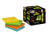 Post-It Extreme zelfklevend notitiepapier Rechthoek Groen, Oranje, Turkoois, Geel 45 vel Zelfplakkend