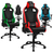 DRIFT DR500 Butaca para jugar Asiento acolchado tapizado Negro, Rojo