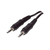2GO 351021 audio kábel 1,5 M 3.5mm Fekete