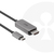 CLUB3D CAC-1587 zmieniacz płci / kabli USB C HDMI Typu A (Standard) Czarny