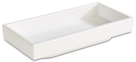 Bento Box -ASIA PLUS- 15,5 x 7,5 cm, H: 3 cm Melamin innen: weiß, glänzend