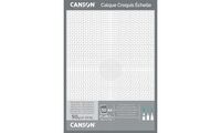 CANSON Papier calque pour dessin technique, A4, 90/95 g/m2 (332468100)