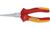 HEYCO Pince ronde VDE, longueur: 160 mm, rouge/jaune (11650271)