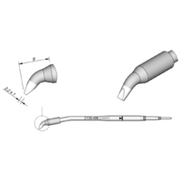 JBC Lötspitze Serie C130, Meißelform, C130406/2,2 x 1,0 mm, gebogen