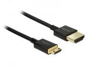 DELOCK HDMI Kabel Ethernet A -> mini C St/St 0.50m 3D 4K sli