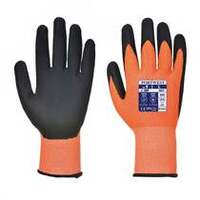 Portwest A625 Vis-Tex Cut Resistant Level D Orange Glove - Size 7