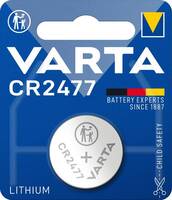 Varta Knopfzelle CR2477 Lithium 3V (1er Blister)