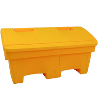 Premium Yellow 200 Litre Grit Bin - 200 Kg Capacity