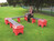 Modular Seating - U Shaped Bench - Flat Top Boxes - Purple