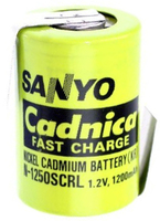 batería 4/5 sub-C FDK / Panasonic N-1250SCRL con extremidades de soldadura