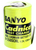 Sanyo N-1250SCRL 4/5 Sub-C battery with solder tag